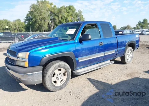 2004 Chevrolet Silverado K1500 from USA, damaged, VIN 2GCEK19T541227567